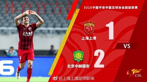 足协杯八强战首回合 北京中赫国安2-1力克上海上港